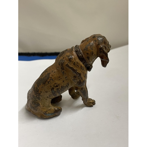 9 - A VIENNA BRONZE HOUND DOG