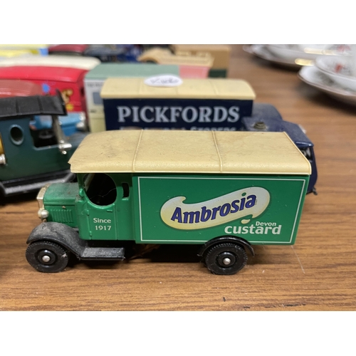 1205 - A COLLECTION OF DIE-CAST ADVERTISING VEHICLES