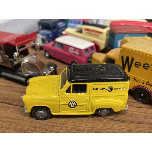 1205 - A COLLECTION OF DIE-CAST ADVERTISING VEHICLES