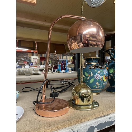 1223 - TWO INDUSTRIAL STYLE TABLE LAMPS