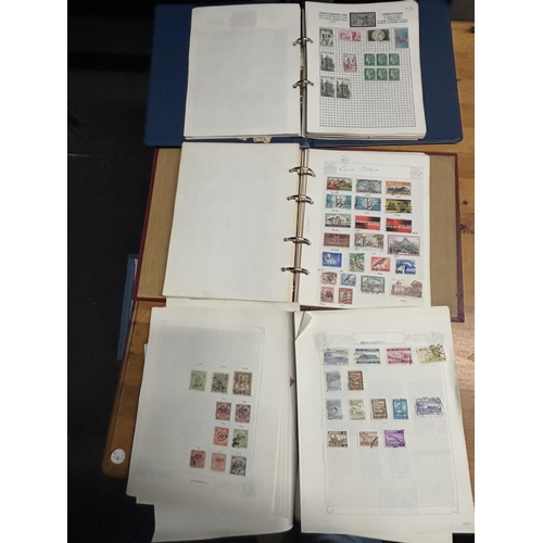 485A - THREE STOCK ALBUMS CONTAINING GB AND WORLD STAMPS