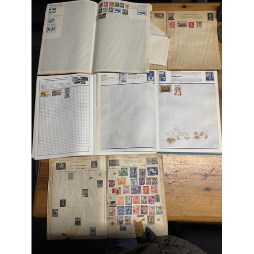 489A - FIVE STOCK ALBUMS CONTAINING GB AND WORLD STAMPS