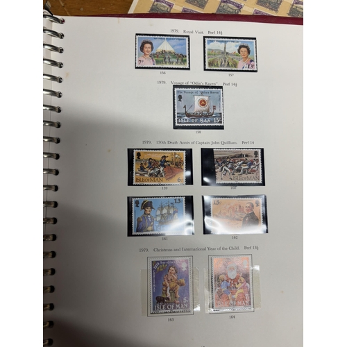 492A - FOUR STOCK ALBUMS CONTAINING GB AND WORLD STAMPS