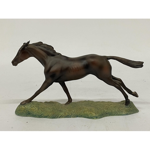 896 - A PORCELAIN FRANKLIN MINT INTERNATIONAL MUSEUM OF THE HORSE FROM THE GREAT HORSES OF THE WORLD COLLE... 