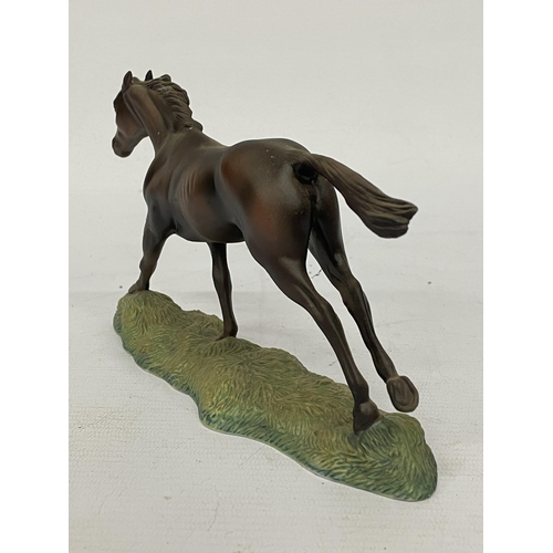 896 - A PORCELAIN FRANKLIN MINT INTERNATIONAL MUSEUM OF THE HORSE FROM THE GREAT HORSES OF THE WORLD COLLE... 