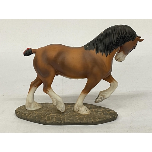 898A - A PORCELAIN FRANKLIN MINT INTERNATIONAL MUSEUM OF THE HORSE FROM THE GREAT HORSES OF THE WORLD COLLE... 