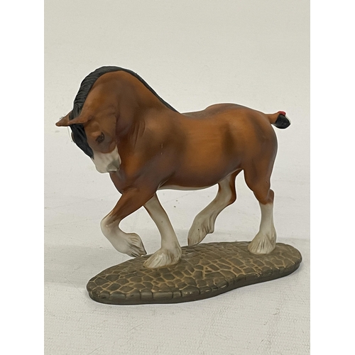 898A - A PORCELAIN FRANKLIN MINT INTERNATIONAL MUSEUM OF THE HORSE FROM THE GREAT HORSES OF THE WORLD COLLE... 