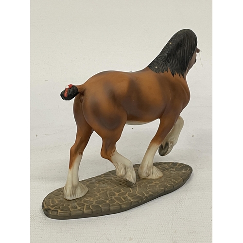 898A - A PORCELAIN FRANKLIN MINT INTERNATIONAL MUSEUM OF THE HORSE FROM THE GREAT HORSES OF THE WORLD COLLE... 