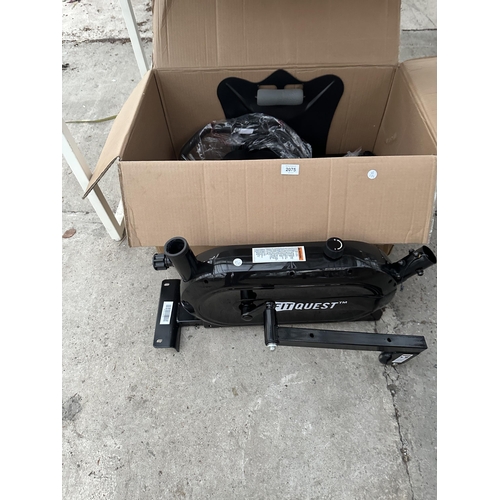 2075 - A NEW AND BOXED FITQUEST 2 IN 1 ELLIPTICALSTEPPER