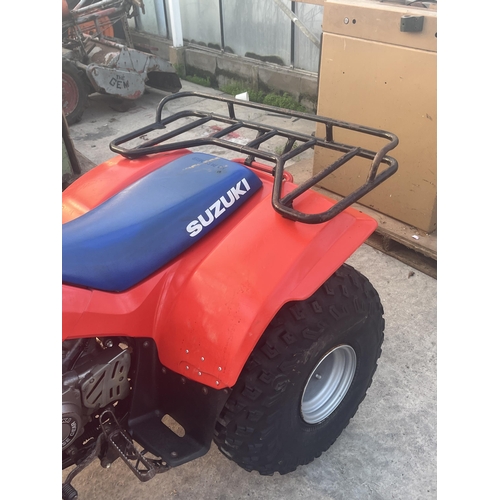 105 - A SUZUKI 150 QUAD BIKE  NO VAT