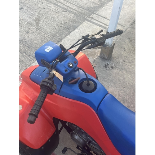 105 - A SUZUKI 150 QUAD BIKE  NO VAT