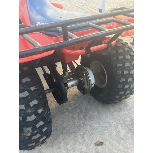 105 - A SUZUKI 150 QUAD BIKE  NO VAT