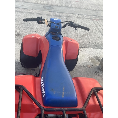 105 - A SUZUKI 150 QUAD BIKE  NO VAT