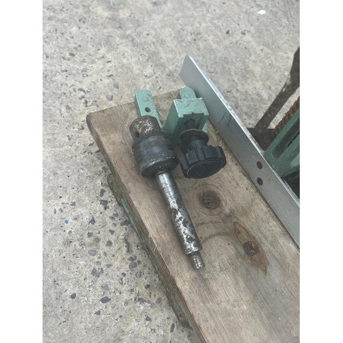 75 - A BENCH TOP MORTISE WOOD DRILL NO VAT