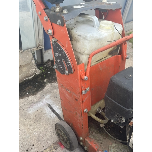 78 - A HUSQVARNA FS400 PETROL FLOOR SAW WITH CYCLONE AIR CLEANER NO VAT