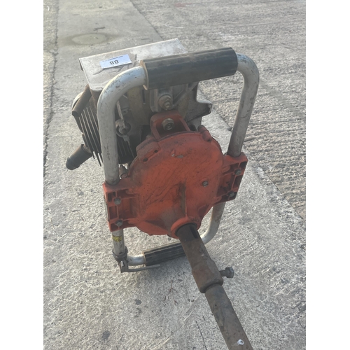 88 - A STIHL PETROL POST HOLE BORER NO VAT