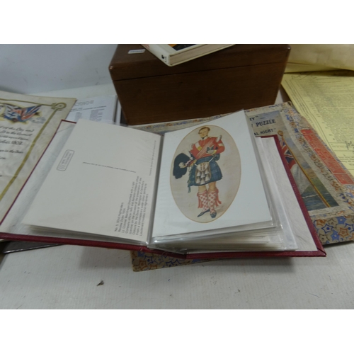 372 - A COLLECTION OF ASSORTED MILITARIA TO INCLUDE A 'VICTORY' JIGSAW, JAMES PURDEY CERTIFICATE, RESEARCH... 