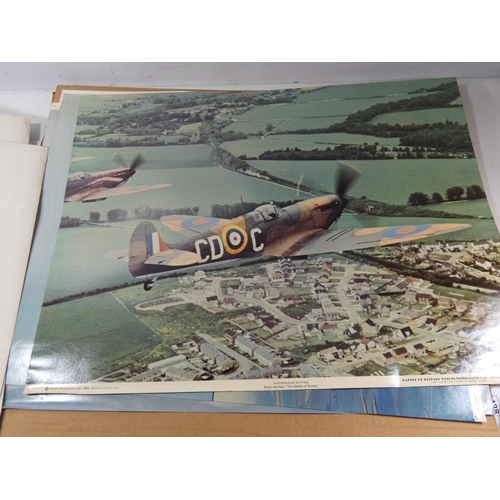 374 - A COLLECTION OF IMAGES TAKEN FROM THE 1969 FILM 'BATTLE OF BRITAIN' AND A BELGIUM CERTIFICATE