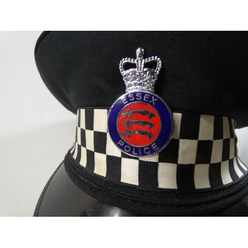 384 - AN ESSEX CONSTABULARY POLICE OFFICERS HAT, SIZE 6 & 7/8