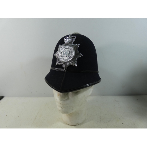 386 - A NOTTINGHAMSHIRE CONSTABULARY POLICE OFFICERS HAT, SIZE 6 & 7/8