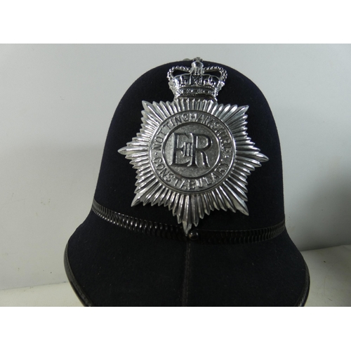 386 - A NOTTINGHAMSHIRE CONSTABULARY POLICE OFFICERS HAT, SIZE 6 & 7/8