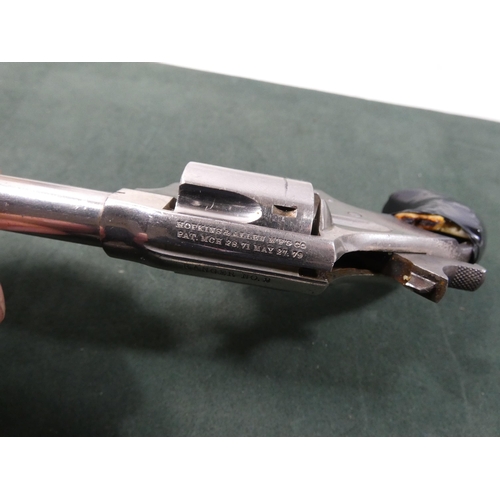 409 - A 19TH CENTURY HOPKINS AND ALLEN 'RANGER NO.2' .32 CALIBRE RIMFIRE FIVE SHOT REVOLVER, 7CM BARREL, L... 