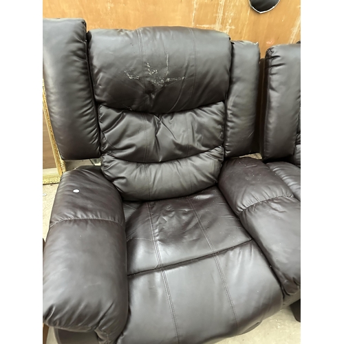 3079 - A PAIR OF MORE4HOMES RECLINER CHAIRS