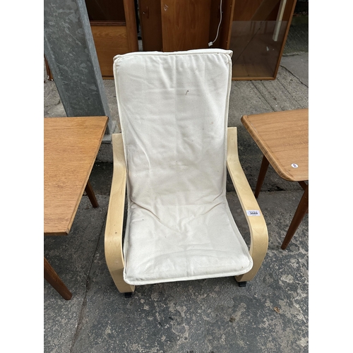 3089 - AN IKEA POANG CHILD'S CHAIR