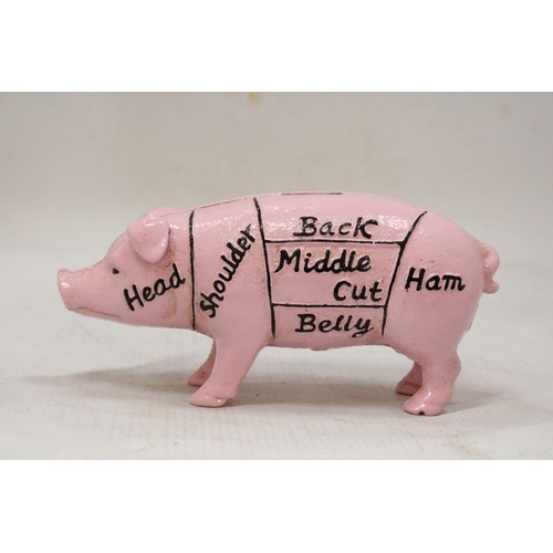 145 - A CAST BUTCHER'S PIG MONEYBOX HARRISON'S HAMS SYDNEY