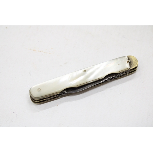 158 - A SAMUAL BUTLER MOTHER OF PEARL POCKET KNIFE