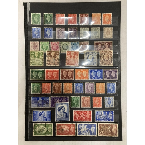 342A - A GEORGE VI COLLECTION OF STAMPS INCLUDING HIGHER VALUES