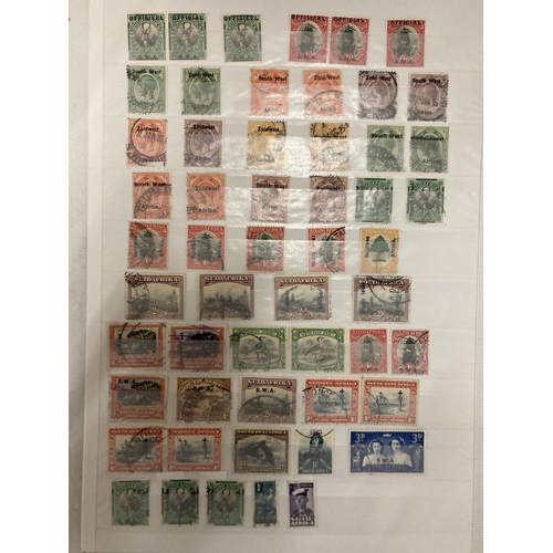 344A - TWO SHEETS OF SOUTH WEST AFRICA STAMPS