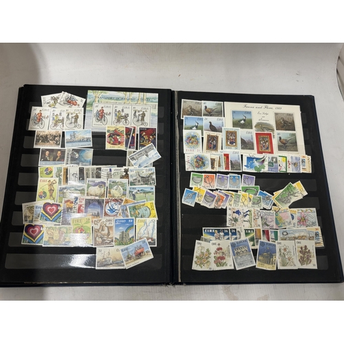 358 - AN ALBUM OF IRISH STAMPS MINT AND USED