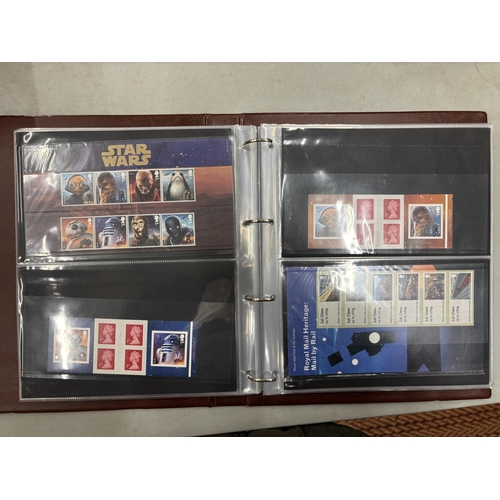 474 - A GREAT BRITAIN BROWN PRESENTATION PACK ALBUM , HOUSING PACKS0 WITH A FACE VALUE OF £317.10