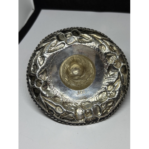 654 - A MARKED SILVER MEXICAN HAT 51.06 GRAMS