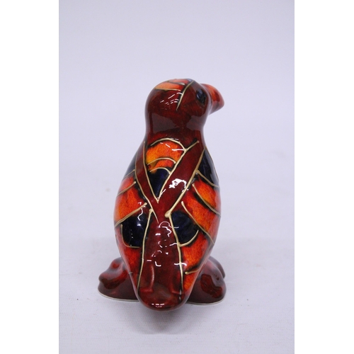 803 - AN ANITA HARRIS PUFFIN SIGNED IN GOLD