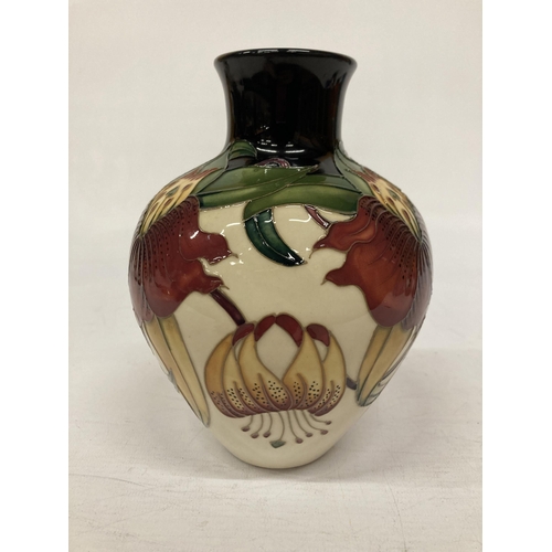 813 - A MOORCROFT ANNA LILY VASE 18 CM