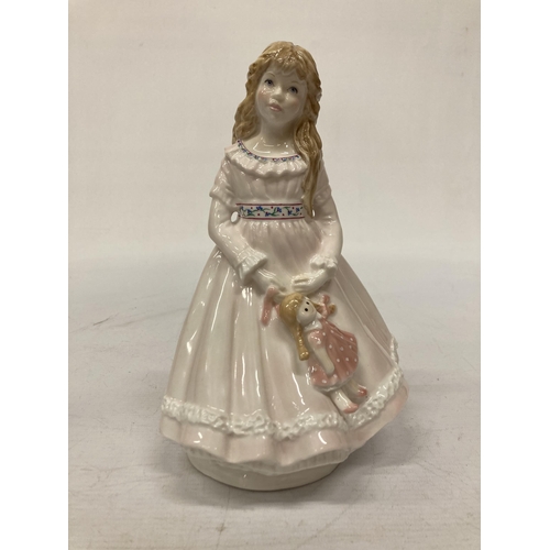 891 - A LIMITED EDITION ROYAL WORCESTER FIGURINE LIMITED EDITION NO. 754/5,000 