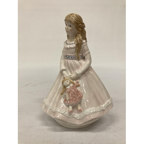 891 - A LIMITED EDITION ROYAL WORCESTER FIGURINE LIMITED EDITION NO. 754/5,000 