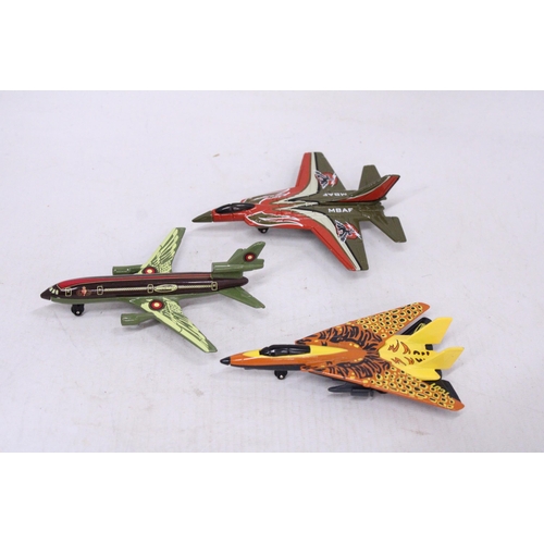 908 - THREE MATCHBOX DIE-CAST AEROPLANES