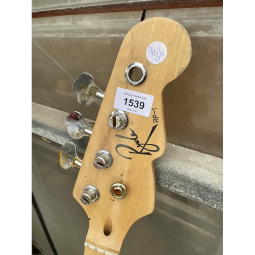 1539 - A RYDER RP-1 ELECTRIC GUITAR FOR RESTORATION