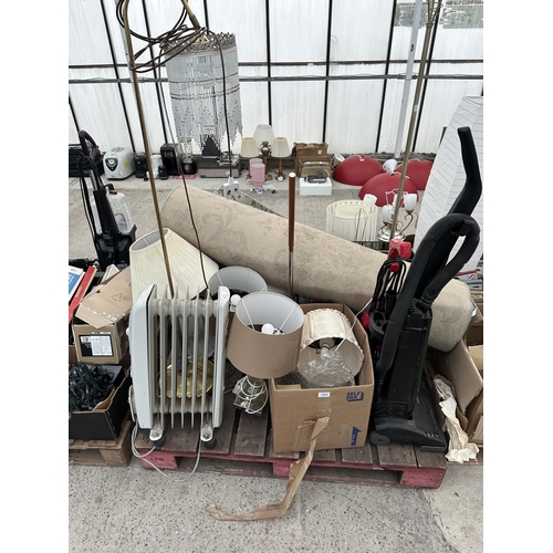 2265 - AN ASSORTMENT OF VARIOUS HOUSEHOLD CLEARANCE ITEMS