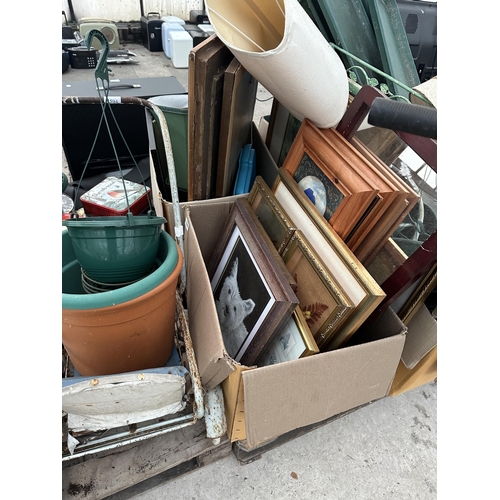 2270 - AN ASSORTMENT OF VARIOUS HOUSEHOLD CLEARANCE ITEMS