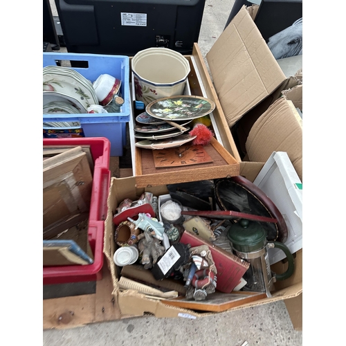 2297 - AN ASSORTMENT OF VARIOUS HOUSEHOLD CLEARANCE ITEMS