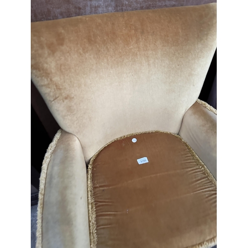 3100 - TWO UPHOLSTERED BEDROOM CHAIRS