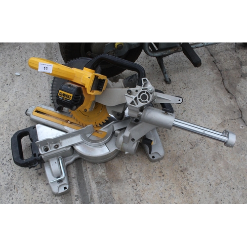 11 - DEWALT 18V CHOP SAW  NO VAT