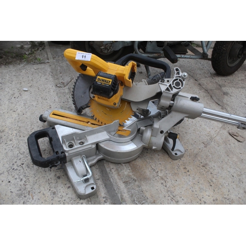 11 - DEWALT 18V CHOP SAW  NO VAT