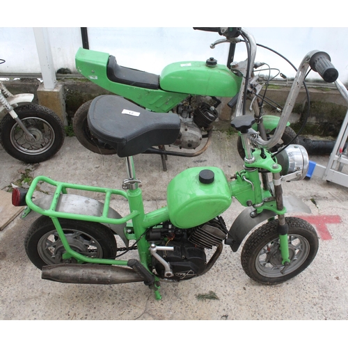 17 - MV AUGUSTA CITY GREEN MOTORBIKE NO VAT