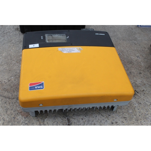 2 - SMA SOLAR INVERTER 5MA AS NEW NO VAT