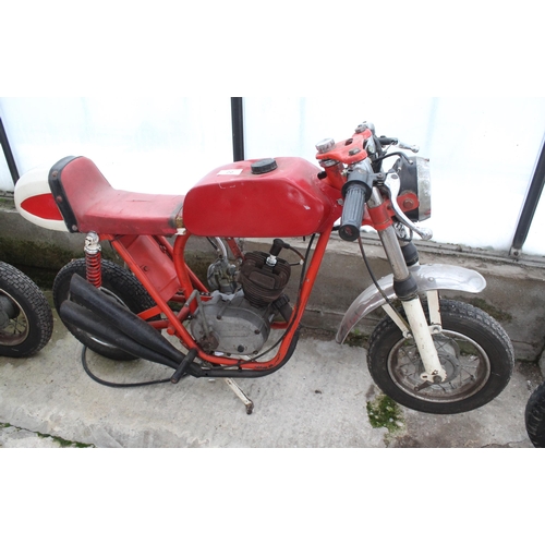 22 - MV AUGUSTA MINI MOTORBIKE ,RED SEAT, RED TANK  NO VAT